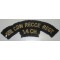 Shoulder title 8th Reconnaissance Regiment (14th Canadian Hussars), commonly abbreviated to 8 Recce, VIII Recce or (within the British Army) 8 Canadian Recce