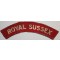 Shoulder flash Royal Sussex (canvas)