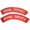 Shoulder flashes Royal Sussex (canvas)