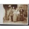 AnsichtsKarte (Mil. Postcard) 1914 NCO with family