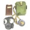 British Army lightweight gas mask and Haversack bag.
