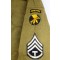 M1943 combat field jacket with matching shirt 17th Abn Tech sergeant 3rd class