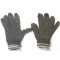  Wehrmacht EM's issue woolen winter gloves (Handschuhe). Standard issue machine knitted woolen gloves. The pair is fully matching, both having one interwoven white size ring. Nice original pair in good used condition, this would be perfect for use in a di
