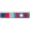 Ribbon bar 1939-1945 Star and Canadian Vulonteer medal