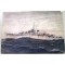 Prent briefkaart 1940 Hr. Ms. Fregat Johan Maurits