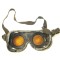 USAAF Polaroid Goggles in metal box (Goggle Variable Density).