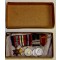 British 5 miniature medals boxed