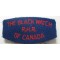 Shoulder title The Black Watch R.H.R. of Canada