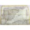 Scarce RAF Air Ministry escape silk map - France Spain