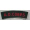 Shoulder title Army Dental Corps