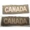 Shoulder titles Canada (canvas)