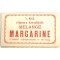 Kartonnen verpakking 1/2 Kg fijnste kwaliteit Melange Margarine 1940