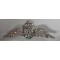 WW2 Royal Air Force Pilot's Wing Silver & Marcasite RAF Sweetheart Brooch