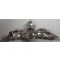 Royal Air Force Pilot's Wing Silver & Marcasite RAF Sweetheart Brooch