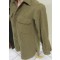 Shirt, Flannel, O.D. Coat Style (Overhemd manschappen WW2)