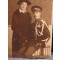Foto/studioportret 1910 gedecoreerde onderofficier met vrouw