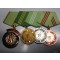 4er Feldspange DDR (set of 4 medals East Gernan Army)
