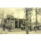 Postkarte Holzbau Haus soldaten WK1