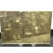 Prent briefkaart  mobilisatie 1914 Harskamp, goederentreintje
