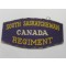Shoulder title South Saskatchewan Regiment ,  2nd Canadian Infantry Division