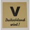 Mini flyer V Duitschland wint ! (Mini handout flyer Germany will win !)