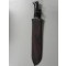 Kapmes met leren schede (Machete with leather scabbard)