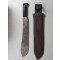 Kapmes met leren schede (Machete with leather scabbard)