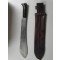 Kapmes met leren schede (Machete with leather scabbard)