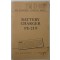 Battery Charger PE 219 Tech Manual Lot TM 11-982 War Dept 