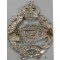 Canadian Armed Forces WW2 era CANADIAN ARMOURED TANK CORPS King's Crown metal cap badge