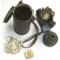 Gasmaske M30 mit M35 Blechbüchse mit beriemung  (Gasmask M30 mit M35 Cannister with straps)