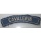 Naamlin Cavalerie Branbants weefsel (Cavalry shouldertitle 1945-46) 