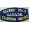 Shoulder title Queens own Cameron Highrs, 3rd Canadian Division
