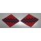 Pair 1st Canadian Corps RCA  formation patches, canvas