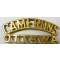 Cameron Highlanders of Ottawa brass shoulder title