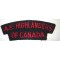 Shoulder title 48th Higlanders of Canada 1st canadian Division