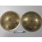 Set of 2 brass round shields 1900s Indonesia