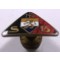 The Dutch "Nationaal-Socialistische Beweging" (National Socialist Movement) was founded by 'Anton Mussert' in December 1931 and was a Dutch pro-German Nazi Party. These membership badges were worn by all party members. The badge comes on its functional p