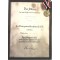 Kriegs verdienst medaiile mit Urkunde (War medal with document)