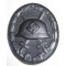 Verwundeten Abzeichen in Schwartz No 3 (Balck wound badge marked 3)