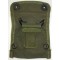  A waterproof, khaki compass pouch with single flap and a pair of lift the dot closures. The pouch measures approximately 11cm x 8cm with bent brass hooks to the reverse.