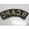 Shoulder title Royal Canadian Army Pay Corps