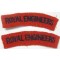 Shoulder titles Royal Engineers (set)