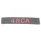 Shoulder title 4th field regiment RCA 4th Canadian Armoured Division