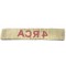 Shoulder title 4th field regiment RCA 4th Canadian Armoured Division