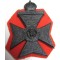 Cap Badge KRRC Kings Royal Rifle Corps Economy plastic