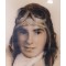 Framed colourized Photo Naval Aviator