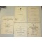 Urkunde Konvolut 5x  (Award document set of 5)