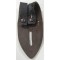 Black leather binoculars button on strap SS marked