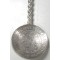 Suikerlepel van 2 1/2 cent en 1/2 cent verzilverd